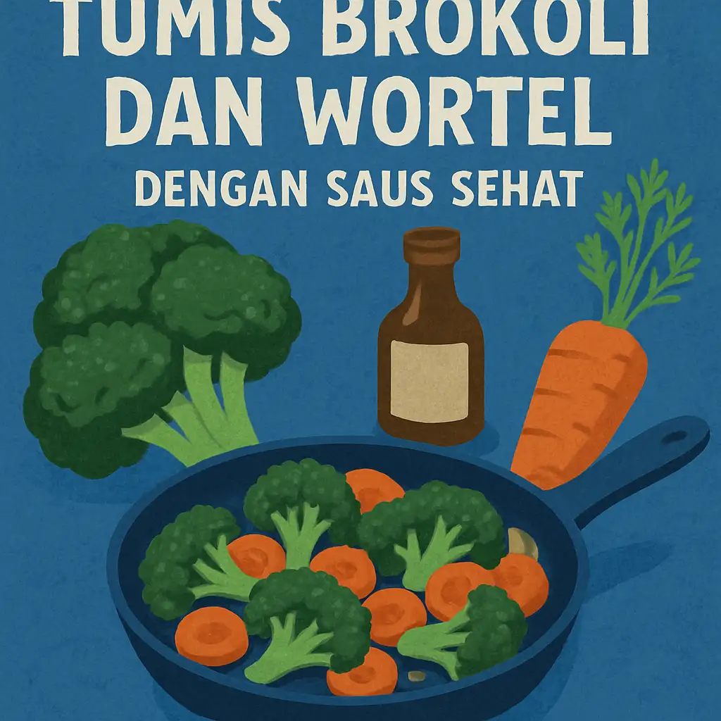 Resep Tumis Brokoli dan Wortel dengan Saus Sehat