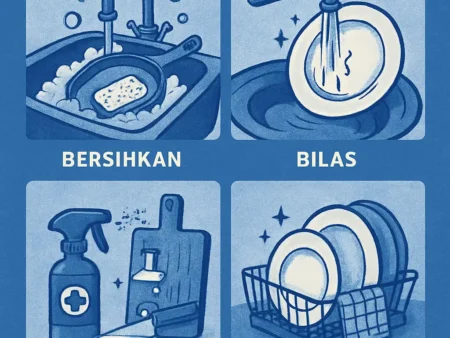 Cara Membersihkan Peralatan Dapur agar Bebas Bakteri